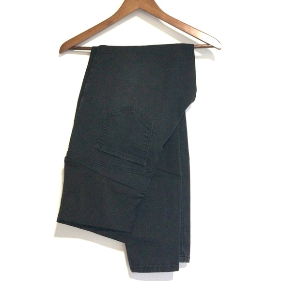 Black maternity skinny jeans w full panel size L - Picture 1 of 4